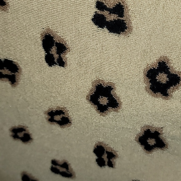 RED VALENTINO Leopard Printed Crew Neck Sweater Cardigan Button Down - Picture 11 of 16